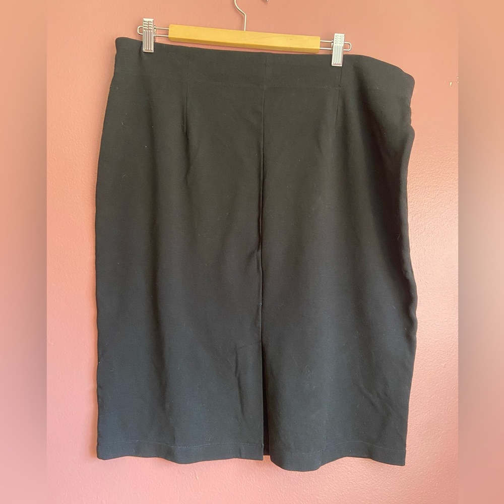 Eileen Fisher black pencil skirt XL - Picture 5 of 6